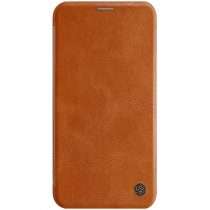 کیف چرمی نیلکین اپل آیفون Apple iPhone 11 Pro Nillkin Qin Leather Case (پلمپ کمپانی، 100% اورجینال، ضمانت اصالت و گارانتی تعویض)