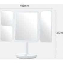 آینه آرایشی شیائومی Xiaomi Jordan And Judy NV536 LED Counter Vanity Mirror-Foldable دارای LED (کالا پلمپ کمپانی ، اصل و اورجینال ، یک هفته مهلت تست سلامت و تعویض کالا)