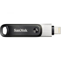 فلش مموری 128 گیگابایت لایتنینگ سن دیسک Sandisk iXPAND GO SDIX60N (کالا پلمپ کمپانی ، اصل و اورجینال ، یک هفته مهلت تست سلامت و تعویض کالا + 36 ماه گارانتی معتبر )