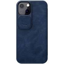 کیف چرمی نیلکین آیفون Apple iPhone 13 Nillkin Qin Pro Leather Case دارای محافظ دوربین (پلمپ کمپانی، 100% اورجینال، ضمانت اصالت و گارانتی تعویض)