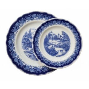 ویلیج آبی 28 پاچه (شش نفره) چینی زرین