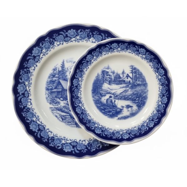 ویلیج آبی 28 پاچه (شش نفره) چینی زرین - Image 2