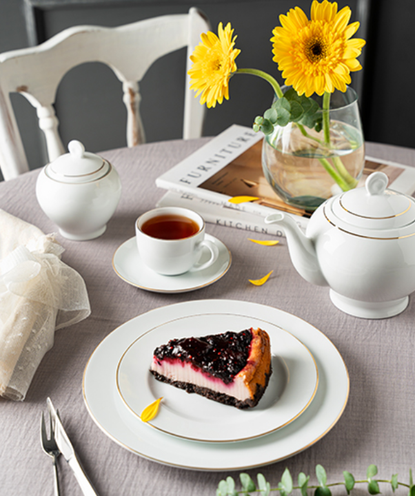 زرین 28 پارچه (شش نفره) از پیکرهی زیبای ایتالیا اف چینی زرین - Image 6