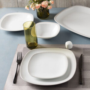 مون بلان طوسی 27 پارچه (شش نفره) چینی زرین