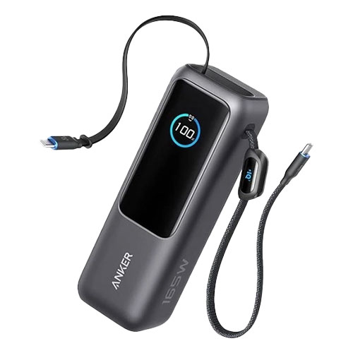 پاوربانک انکر مدل Anker A1695 ظرفیت 25000 میلی آمپر ساعت توان 165 وات(دارای گارانتی تعویض، پلمپ کمپانی و 100% اورجینال به همراه ضمانت اصالت و سلامت کالا)