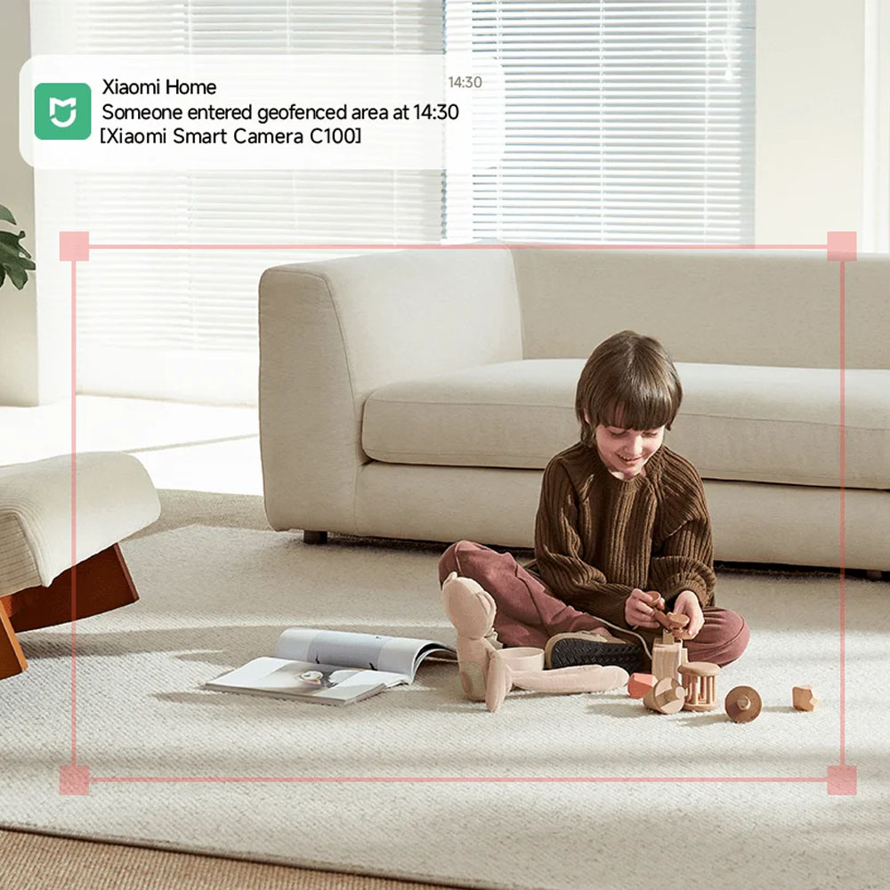 دوربین نظارتی هوشمند شیائومی مدل Xiaomi Smart Camera C100(دارای گارانتی تعویض، پلمپ کمپانی و 100% اورجینال به همراه ضمانت اصالت و سلامت کالا) - Image 5
