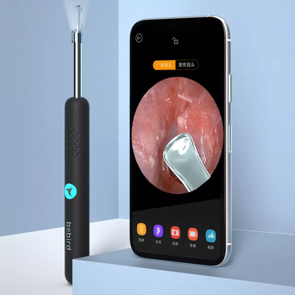 گوش پاك كن تصویری هوشمند شيائومي مدل Xiaomi Bebird R1 Smart Visual Ear Sticks Endoscope (گارانتی تعویض، پلمپ کمپانی و 100% اورجینال، به همراه ضمانت اصالت و سلامت کالا) - Image 5